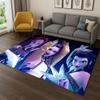 Tappeto Kpop Demon Hunters Rumi Mira Zoey Music Cartoon per Camera da Letto Soggiorno Divano Decorazione Casa, Tappetino Antiscivolo Regalo