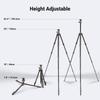 NEEWER LITETRIP Carbon Fiber Travel Slim Ball Panoramic Type Tripod for with Smartphone PD V3 Plate Two Center 10kg Load LT39 Tripod, Pan-Tilt Head,