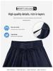 Women's Summer 2026 High-Waist Ice Silk Wide-Leg Pants - White Milk Puff Lazy Style