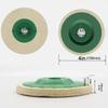 Angle Grinder Wool Polishing Wheel 4 Inch Round Wool Polishing Disc 10pcs Efficient Angle Grinder Wool Polishing Disc For Boats