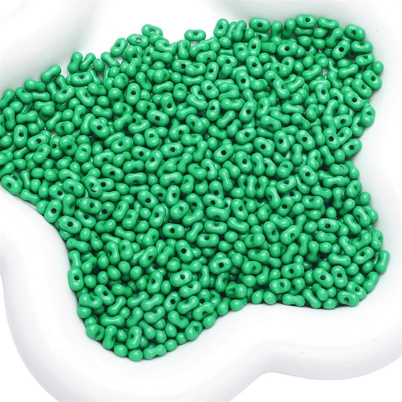 Handmade Bracelet Beads Acrylic Solid Color Peanut Beads Beads Necklace Semi-finished Strings Handmade Diy Jewelry Accessories Accessories Materials