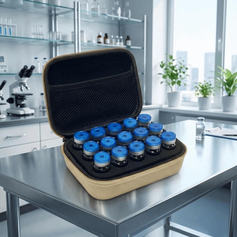 10ML Insulin Vial Storage Case 9/15 Slots Dust-proof Insulin Vial Protector Waterproof Large Capacity Essential Oil Case