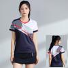 Quick Dry Breathable Badminton Set Men Women Short Sleeve Sportswear Training Competition Outfit Fall
