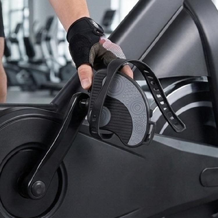 Elliptical Trainer Foot Pedals Exercise Bike Pedal with Strap Leg Training Fitness Device Footboard Easy to Install