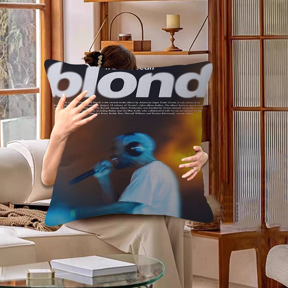 Frank Ocean Blond Album Pillow Cover For Bedroom Room And Living Room Sofa Decorative Cushion Cover