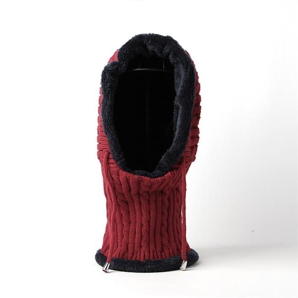 Glen Neck Warmer Fur Hat (Wine)/Winter Hat