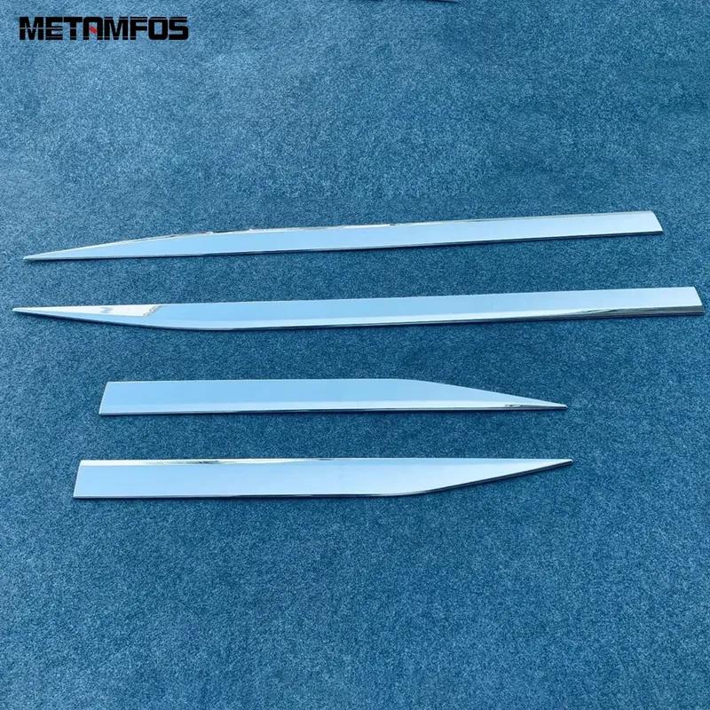 Exterior Accessories For Mitsubishi Outlander   2024 2025 Chrome Door Side Line Strip Body Skirt Molding Trim Sticker