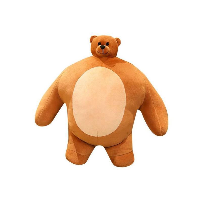American Cute Small Head Big Body Bear Plush Pillow Gift
