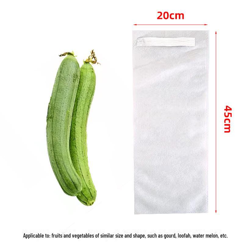 Non-Woven Outdoor Fruit Protection Bags for Grapes, Bitter Melon & Loofah - Anti-Fruit Fly