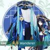 Genshin Impact Cosplay Costume Wanderer Cosplay Outfit Anime Game Costume Full Set for Men
