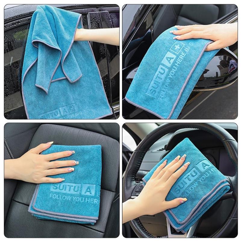 Auto-Mikrofaser-Handtuch, Mikrofasertuch, Waschtuch, Mikrofaser-Reinigungs- und Trocknungstuch, Auto-Waschtuch, Auto-Detaillierung für Autopflege, Wachs, Politur