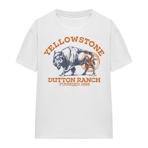 Yellowstone Unisex Adult Dutton Ranch Buffalo T-Shirt