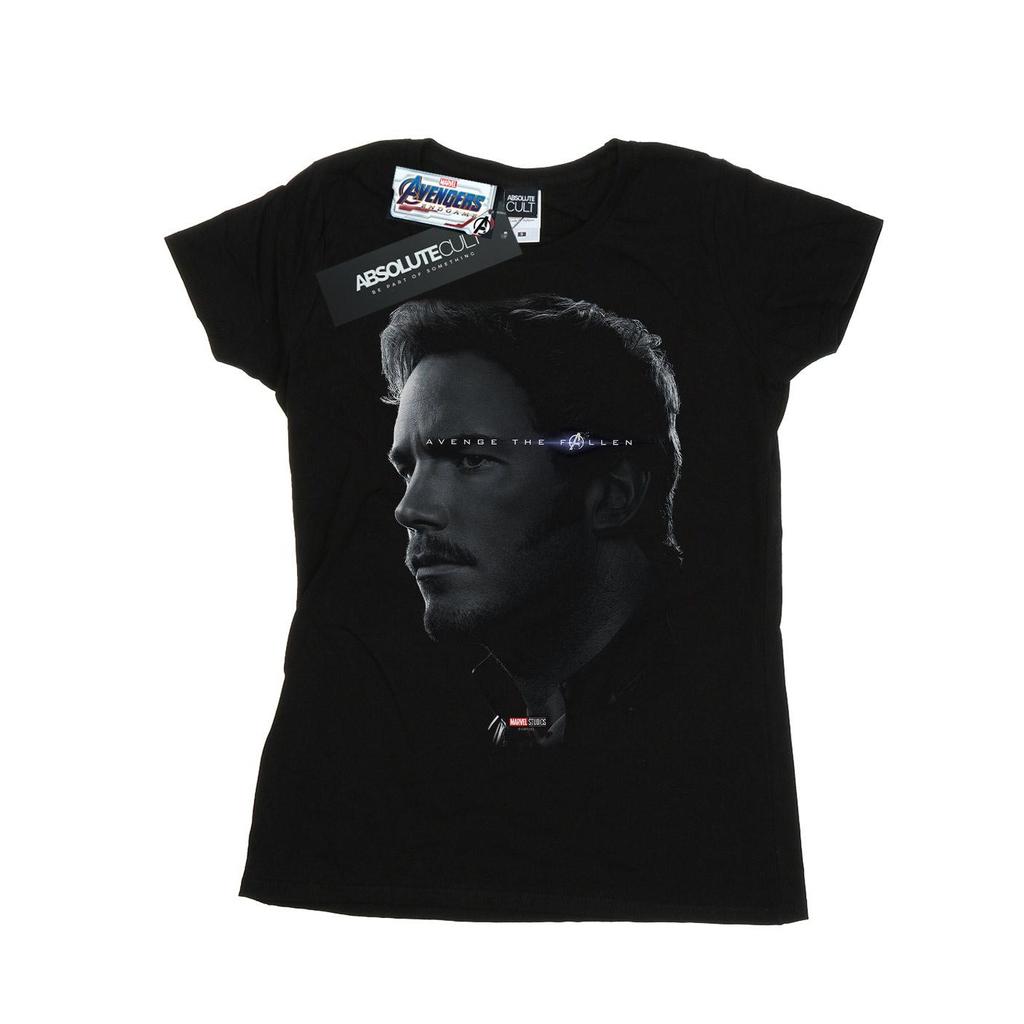 Marvel Womens/Ladies Avengers Endgame Avenge The Fallen Star Lord Cotton T-Shirt