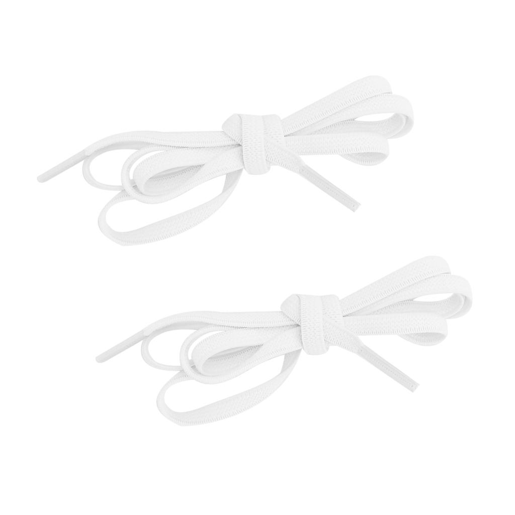 Magnetic Shoe Laces No Tie Save Time Sily Use   Shoelace with Silver Buckle for Running Walking Hiking Biking