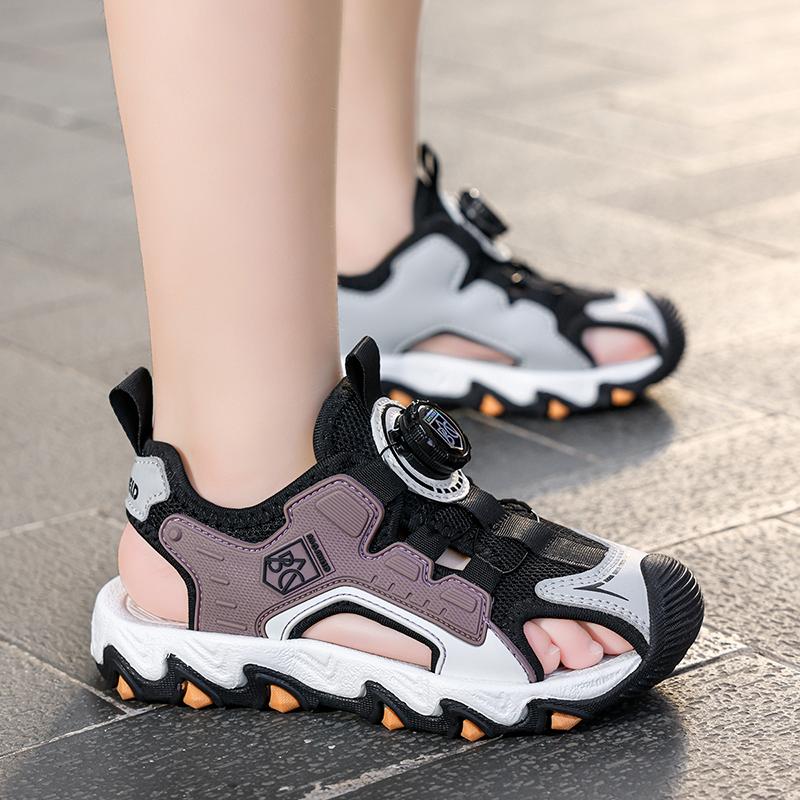 28-39 Kids' Beach Sandals Closed Toe Anti-collision Girls' Beach Sports Sandals for Boys