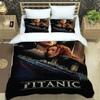 Luxury New 3D Print Movie Titanic Leonardo DiCaprio Bedding Set Duvet Cover Bed Set Quilt Cover Pillowcase Queen Size Boys Adult