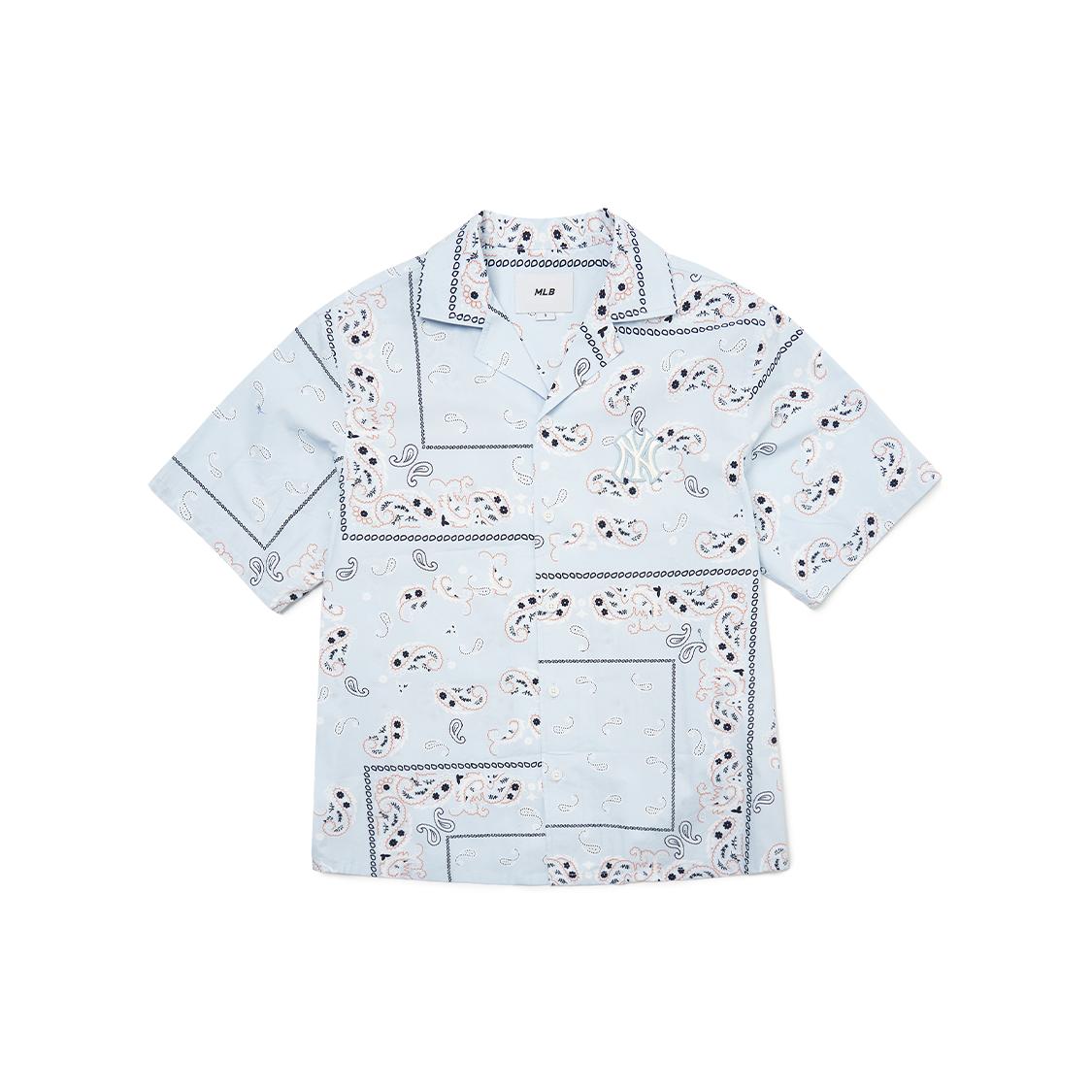 MLB New York Yankees Shirt Unisex Light Blue 3AWSP0123-50BLL M