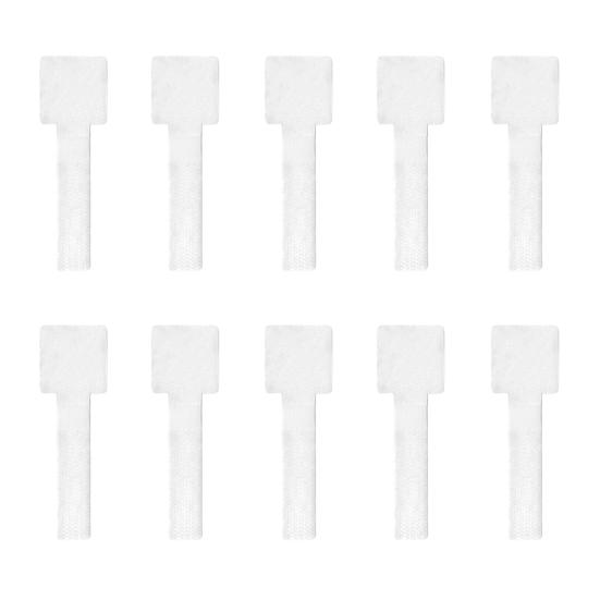 10/50Pcs Cable Organizer Tie Adhesive Adjustable Reusable Office Desk Power Tape Cord Wrap Wire Management