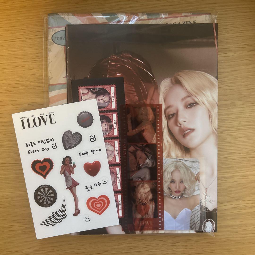 

[USED] Final price reduction gidle I LOVE act ver album