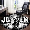 1pc Joker Artwork Office Round Area Rug,  Under Office Chairs Bedroom Living Room Home Decor a0926052