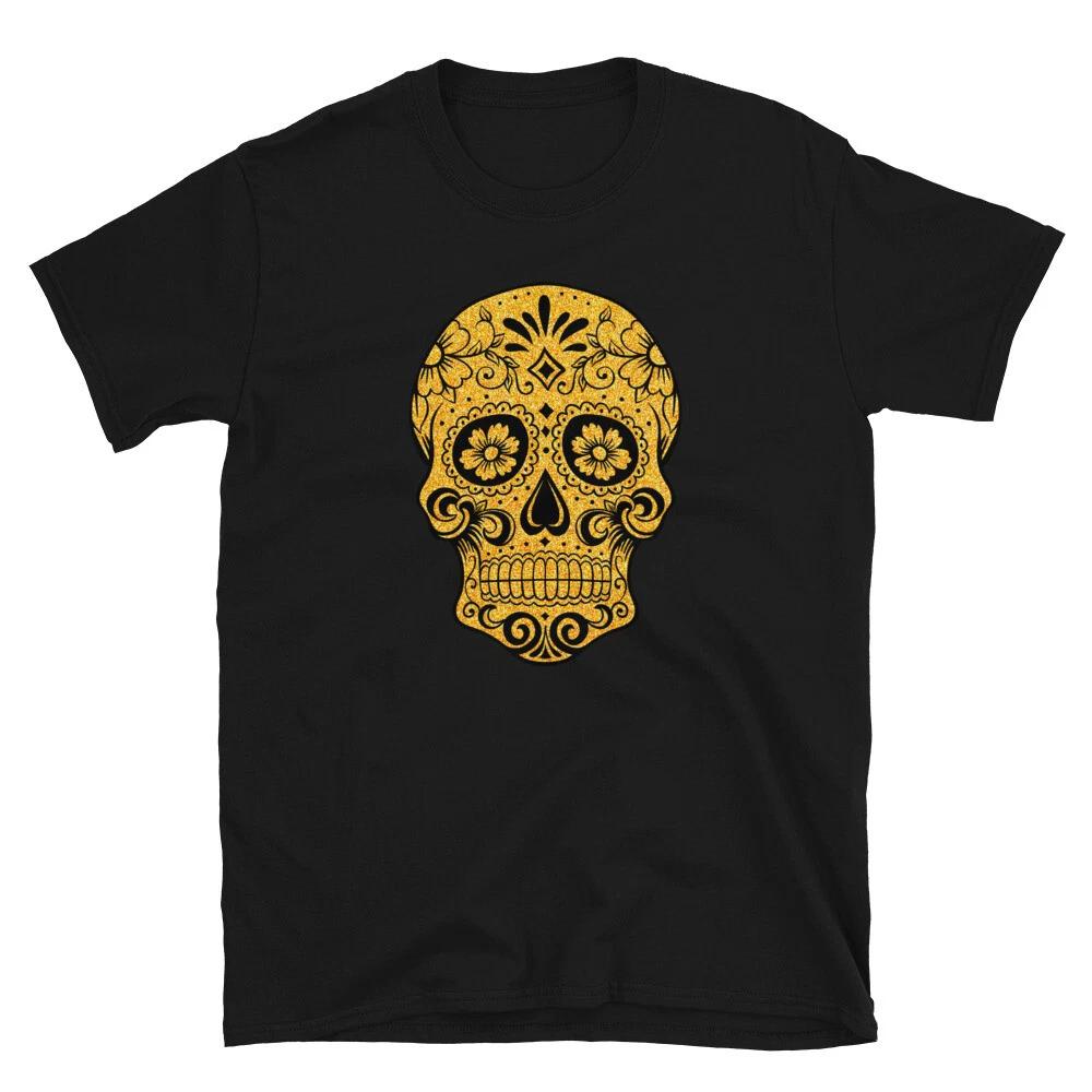 Skull Wild Trippy Hippy Artsy T-Shirt S