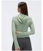 Breathable Mesh Hooded Yoga Jacket - Slim Fit Running & Training Sportswear