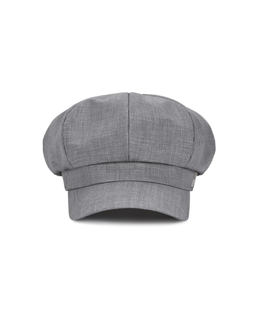 Bajal Va Studded Newsboy Cap Grey