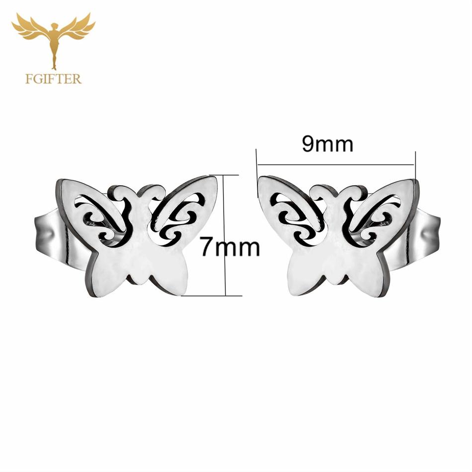 12 Pairs Insect Butterfly Earrings Casual Fashion Zircon For Women Girls Stainless Steel Stud Earrings Set Cheap Resale Gifts