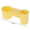 1pcs Plastic Pet Drinker Bowl Portable Water Bottle Feeding Cat Chicken Pigeon Parrot Hamster Double Nozzle Water Guide For Bird