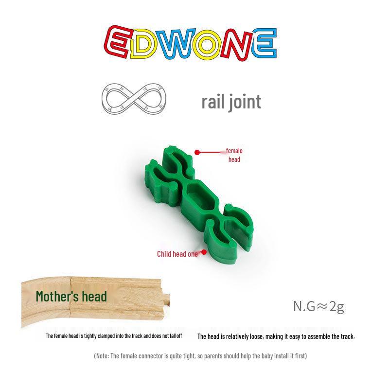 Magnetic Wooden Train Bridge Blocks for Kids - Compatible with All Brands