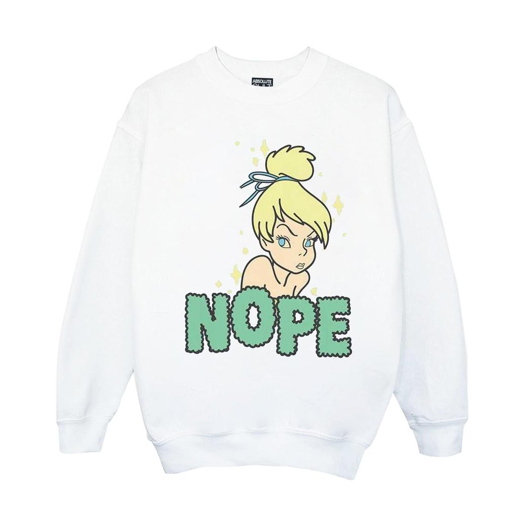 Disney Womens/Ladies Tinker Bell Nope Sweatshirt