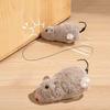Katzenspielzeug, Kleine Maus, Plüsch Haustier Katzenspielzeug, Simulierte Maus, Uhrwerk Maus, Kätzchen Selbstbefriedigung, Katzen und Hunde ärgern
