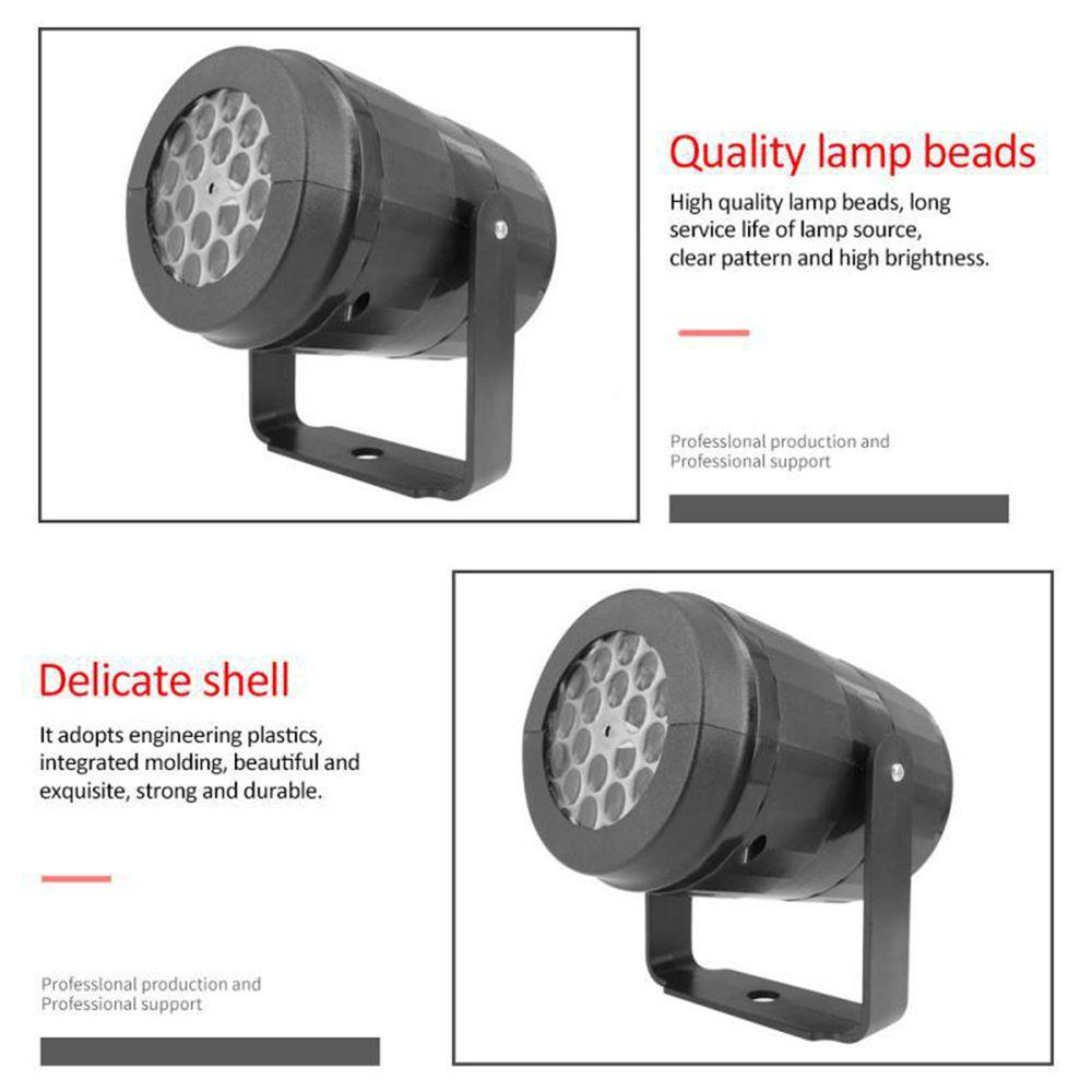 White Snowstorm Party Supplies Stage Lights Snowflake Light Party Special Lamp Christmas Decoration