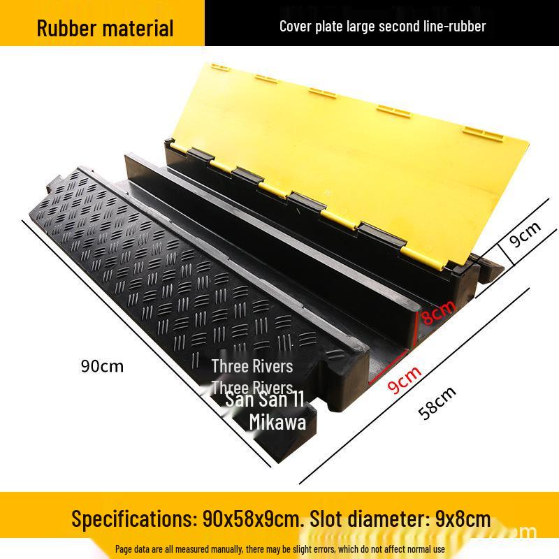 Rubber and Plastic Cable Protection Speed Bump