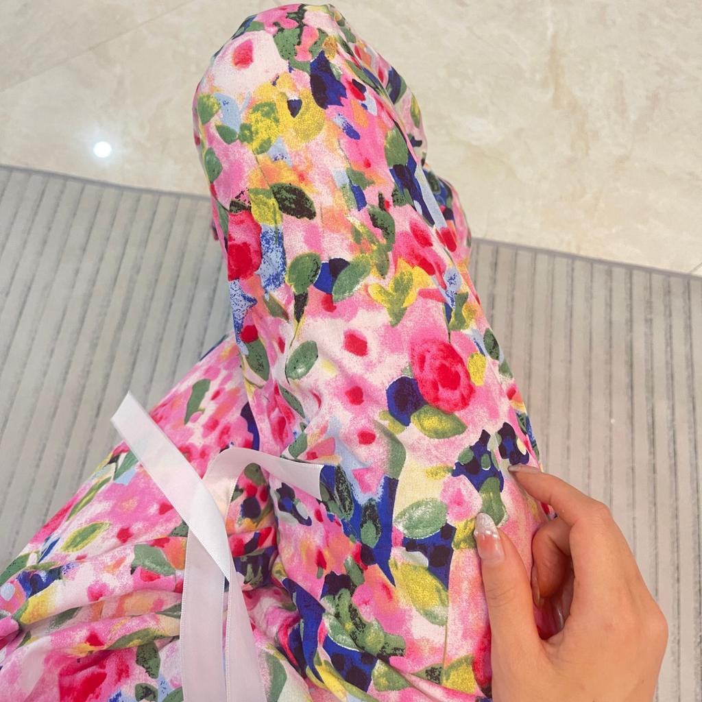 Summer Thin Cotton Rayon Ultra-Light Puff Wide Leg Ankle Pants for Women  Home Pants Plus Size Artificial Cotton Pants