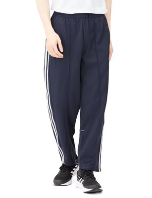 Adidas JUH47 Jersey Azul Marinho Legendário Solto Bainha Aberta Treino Tamanho Masculino (IX2736) Parte de baixo, Pacote 3 Listras, Ajuste, Prega, Calças, J/2XL