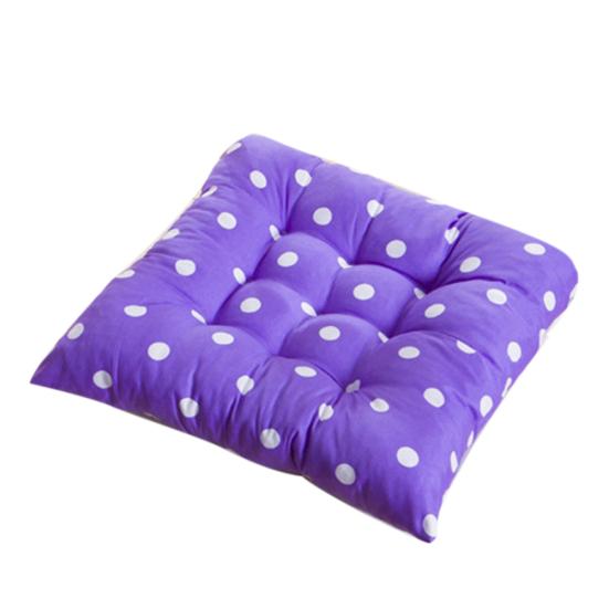 Square Polka Dots/Square Grid Tie On Chair Cushion Seat Mat Home Office Decor