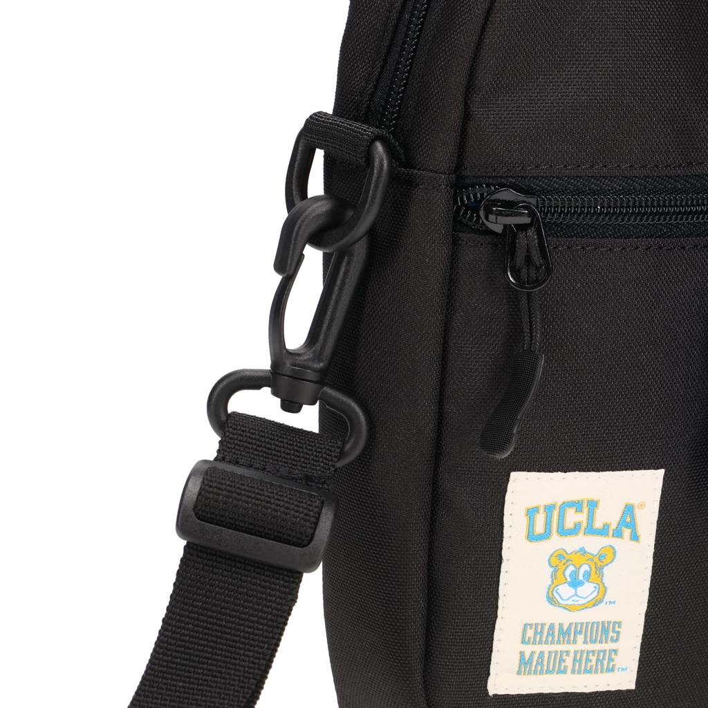 [UCLA] 002 Mini Shoulder Bag, Vertical Style, Town, Leisure, Travel, Festivals, 440-110, Black