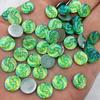 100pcs 10mm Round Resin Rhinestone Crystal Stone Beads Flatback For DIY Wedding Decoration -A59