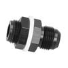 10AN To 10AN Straight Fuel Cell Bulkhead Fitting Male Thread 6061‑T6 Aluminum with 2 Washers