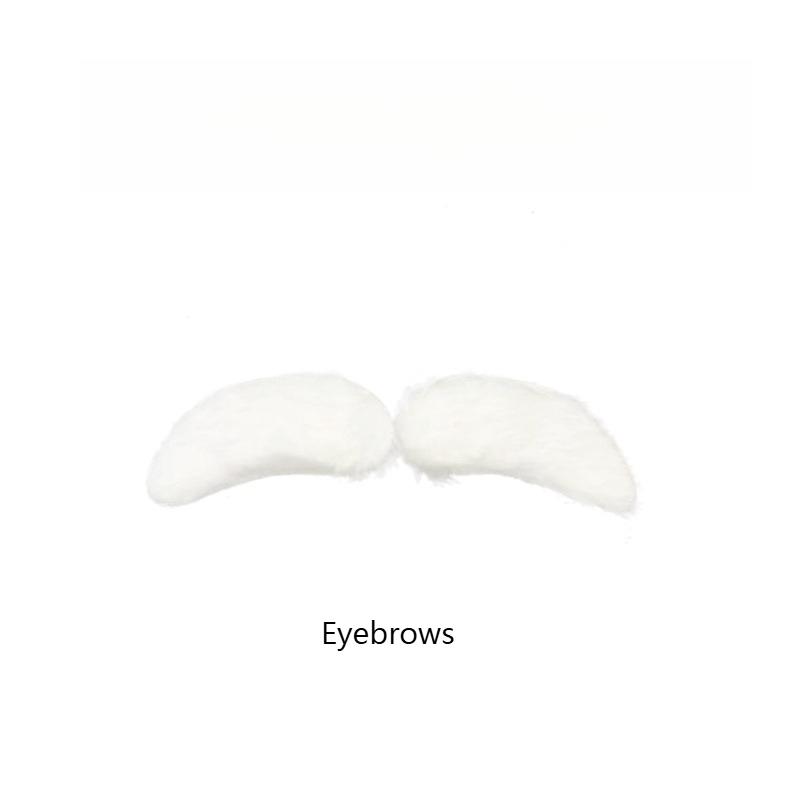 Erwachsene Männer Frauen Weihnachtsmann Aufführung Cosplay Kostüm Requisiten Bart Set Handkurbelglocke Weihnachten Süßigkeiten Geschenktüte