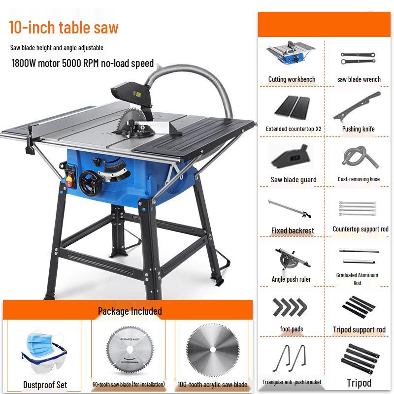 Jiasuer Multi-functional Electric Table Saw CN plug (adapter included)