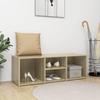 Shoe Bench - VIDAXL - Sonoma Oak - 105x35x35 Cm - Wood - Particle Board