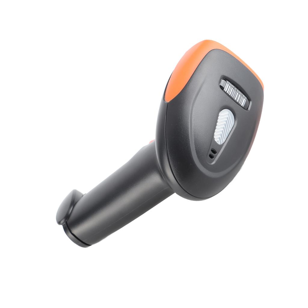 Drahtloser Barcode-Scanner BT Schnelle Reaktion Komfortabler Rebound-Knopf Handheld-QR-Reader für