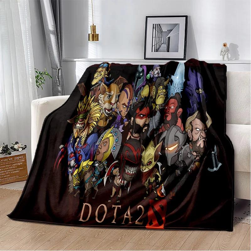 3D Klassiker Spiel Dota2 Gamer Decke, Weiche Wohndecke für Zuhause Schlafzimmer Bett Sofa Picknick Reise Büro Ruhe Abdeckung Decke Kinder