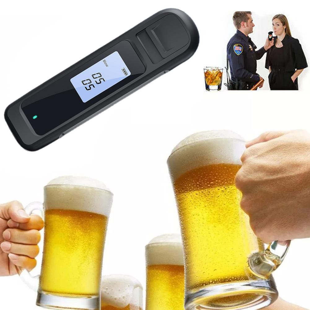 New High-end Alcohol Tester Blow Type Drunk Driving Led Tester Digital -border Vehicle Alcohol Exclusive Display C5q3