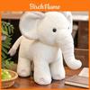 Peluche Elefante Crema Carino Per Bambini Ragazze Ragazzi Regalo Con Imbottitura in Cotone PP