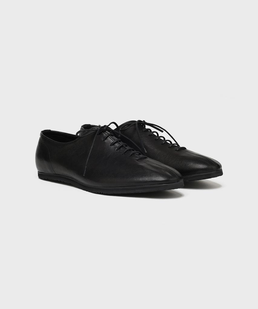 Firenze Atelier [Vibram] Full Vegetable Line Detail Derby 5900 [Sheep Black]