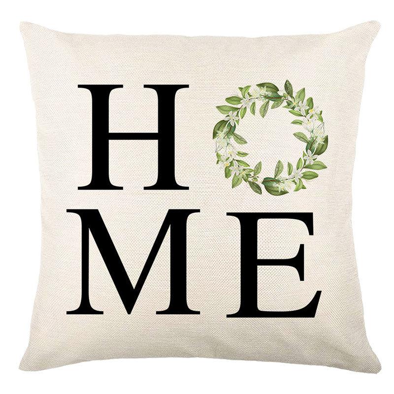 Pillow Farm Sunflower Pillow Cover Happy Summer Thanksgiving Car Waist Support Cushion Home Pillow Cover