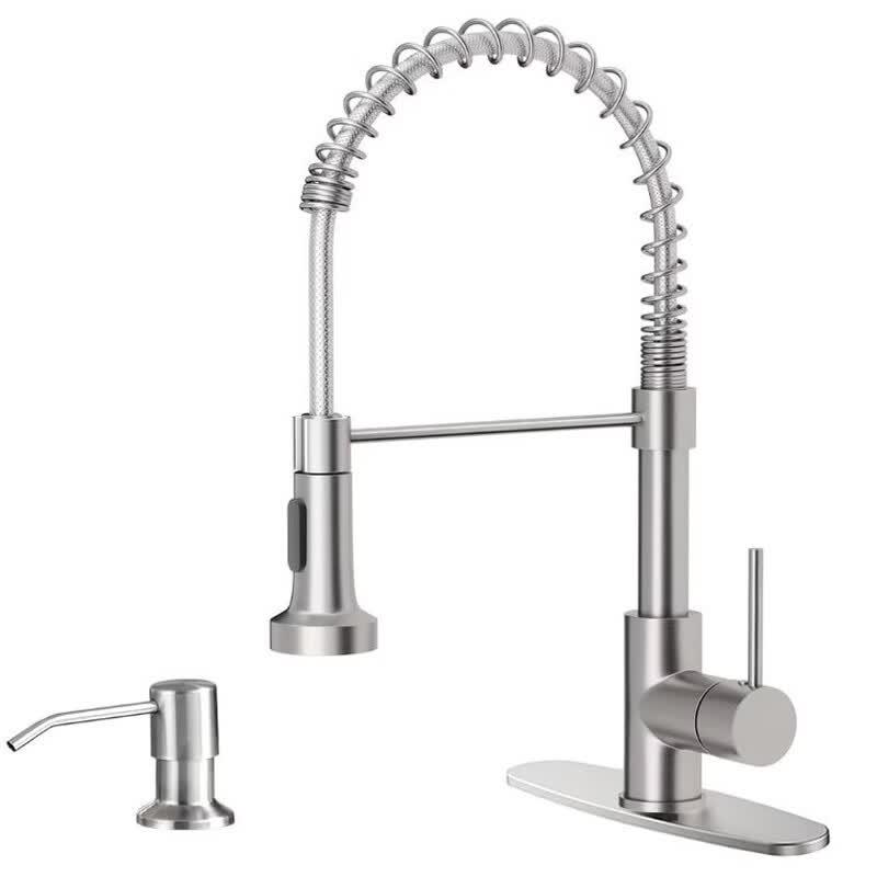 Handun Pull-Out Spring Kitchen Faucet
